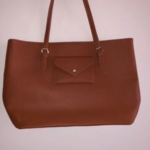 Brown mystique or myztique tote or satchel or shoulder bag!👜
